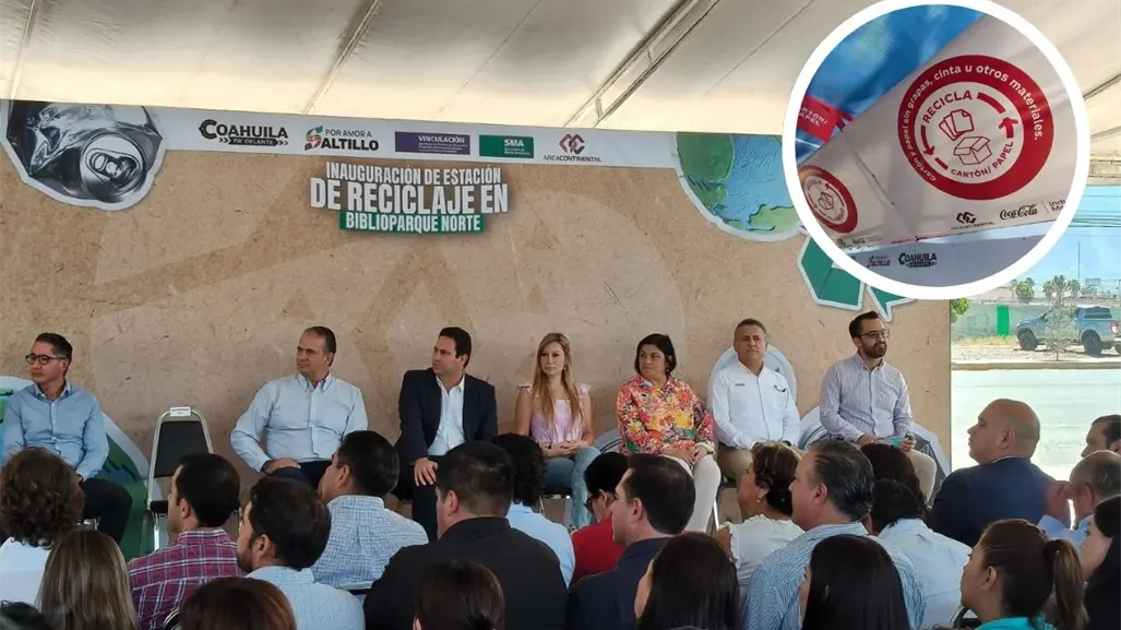Llega Estación De Reciclaje de Arca Continental al Biblioparque Norte en Saltillo