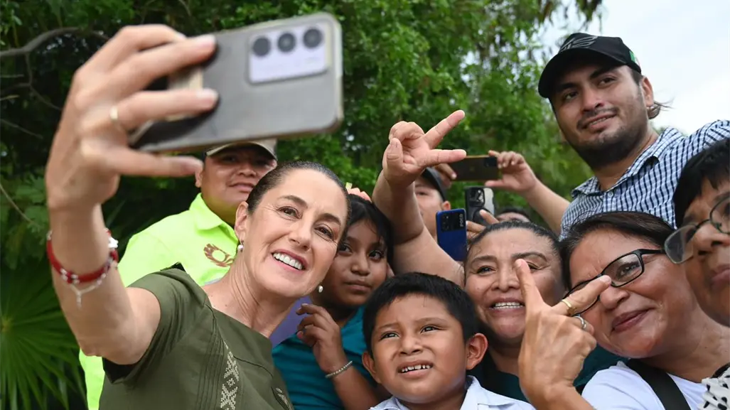 Claudia Sheinbaum tiene recorrido histórico al sur de México; reunió a más de 156 mil personas