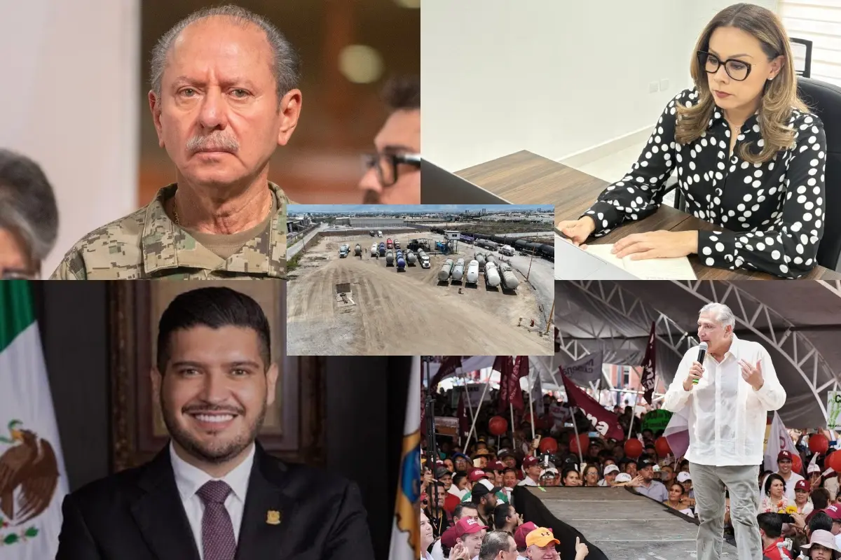 Rafael Ojeda Durán, Alberto Granados, Tania Contreras y Adán Augusto López Foto: RRSS