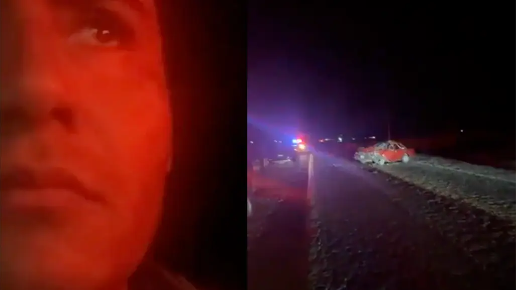 VIDEO | Reportero en Puebla cubre incidente carretero y su familia era la víctima