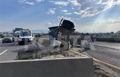VIDEO | Accidente en Chalco bloquea Circuito Exterior Mexiquense; conductores reportan largas filas