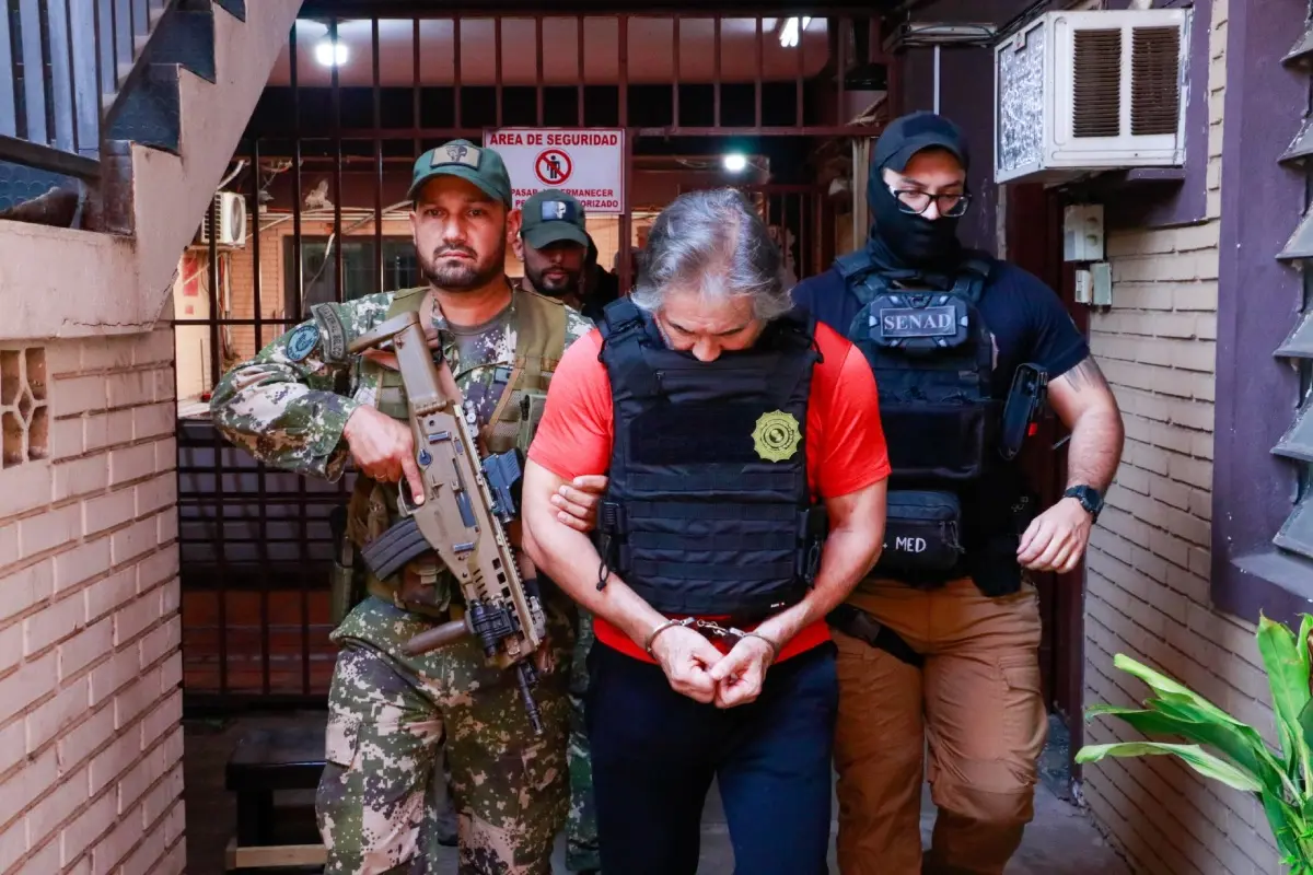 Hernán Bermúdez Requena en Paraguay Foto: X(Twitter) @senad_paraguay