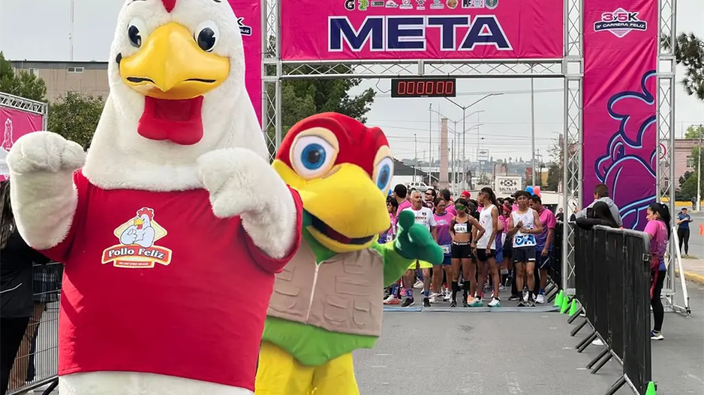Carrera Feliz en Saltillo, esto es lo que debes saber de la 4.ª edición de la carrera del Pollo Feliz