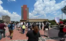 Con ofrenda y marcha en CDMX estudiantes de CCH piden justicia para Jesús Israel