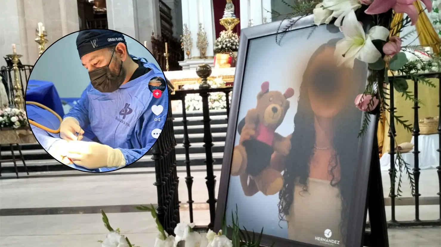 Ayer se dio el último adiós a Paloma Nicole, quien murió tras una cirugía estética. Foto: Citlalli Zoé Sánchez/ RRSS.
