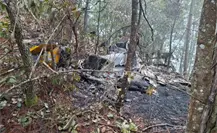 Localizan helicóptero de la CFE que sufrió desplome en San Sebastián del Oeste, Jalisco