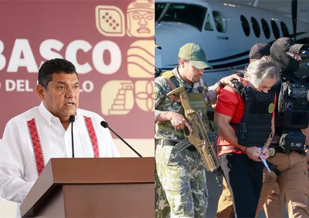 Hernán Bermúdez: Javier May, gobernador de Tabasco, asegura que no habrá impunidad en el caso