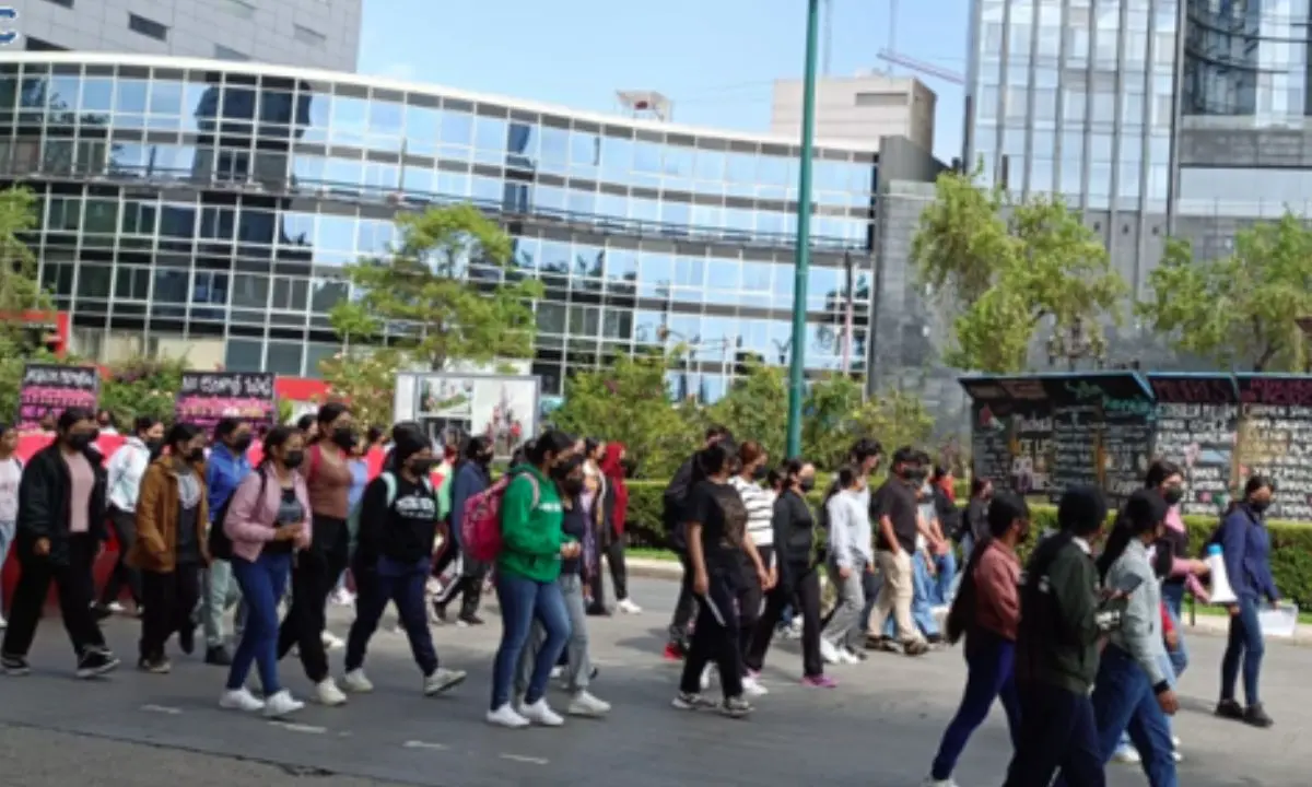 Manifestación en CDMX. Foto: X (@OVIALCDMX)