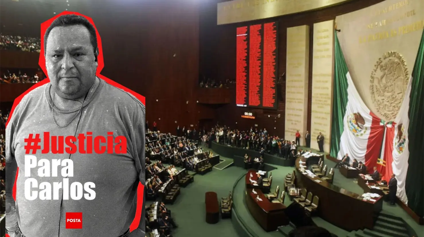 El Senado rindió un homenaje a Carlos Gurrola Papayita. (Fotografía: Senado | Redes sociales)