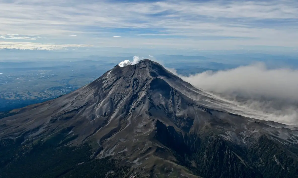 Volcán Popocatépetl Foto: Gobierno de México