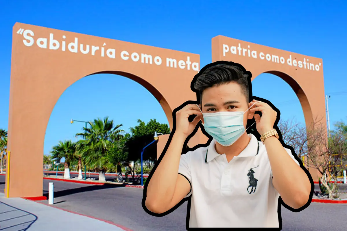 La Universidad Autónoma de Baja California Sur recomienda, de nueva cuenta, el uso de cubrebocas para protegerse del Covid. Fotos: UABCS | Canva.