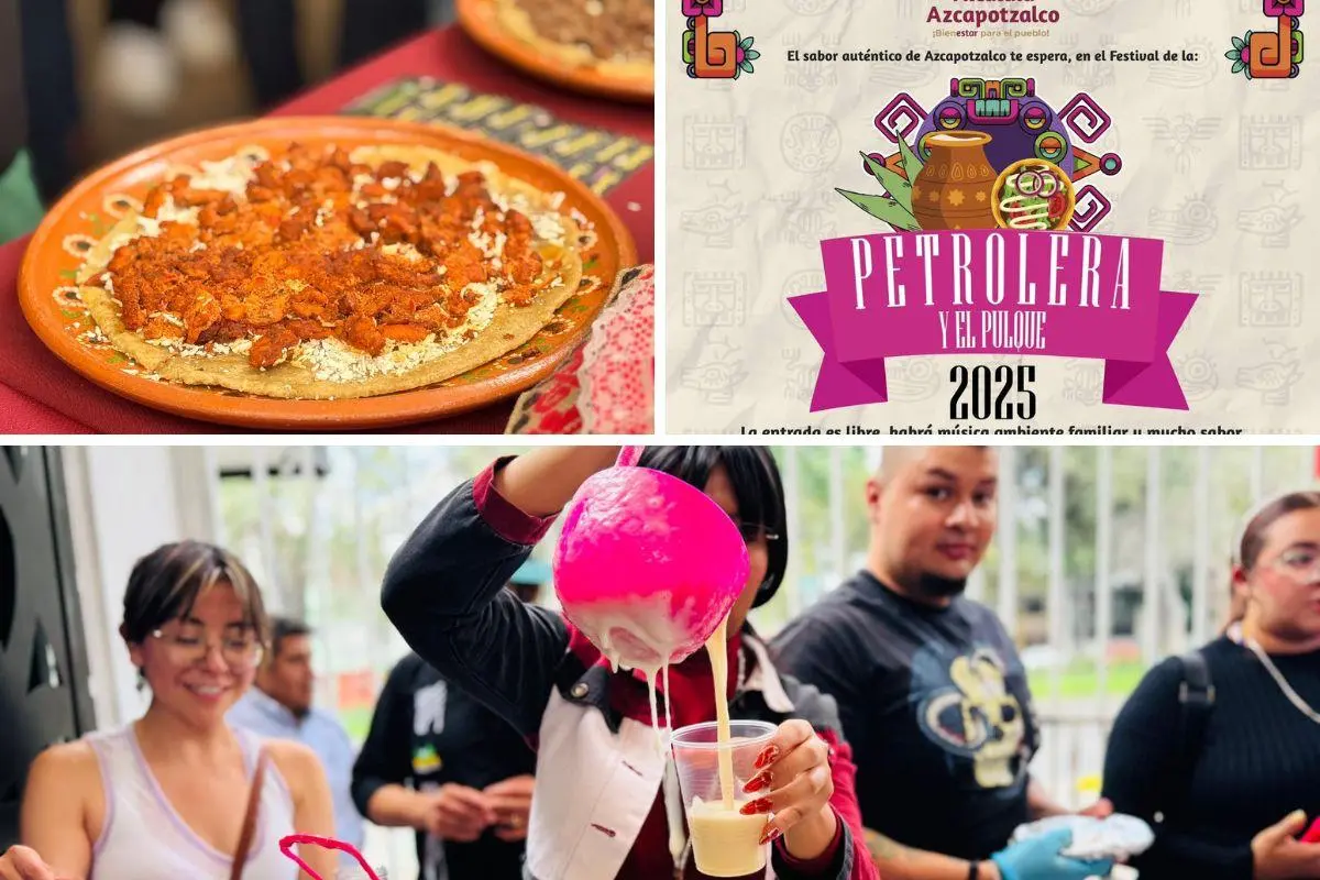 Productos de la Feria de la Petrolera y el Pulque 2025. Foto: Alcaldía Azcapotzalco l Canva