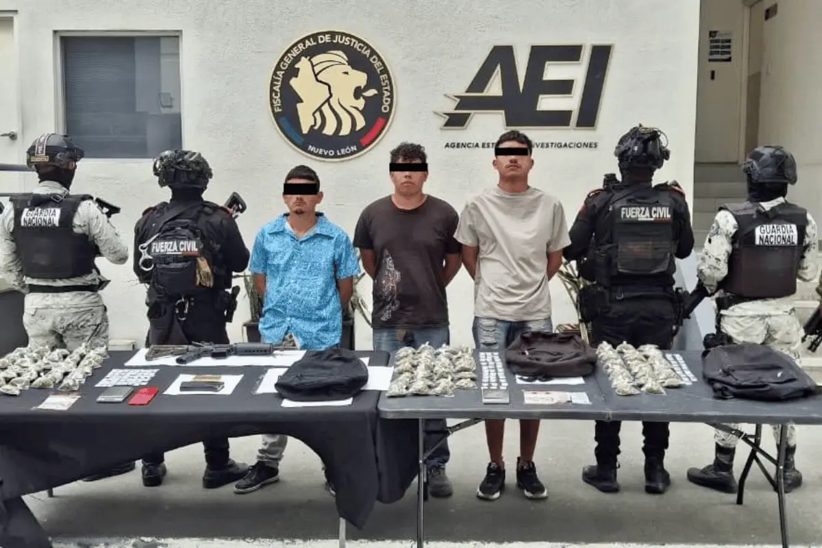 La evidencia refuerza la sospecha de que los detenidos participaban en actividades relacionadas con el narcotráfico y otros delitos de alto impacto. Foto: AEI.