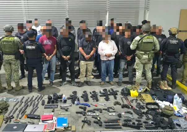 38 miembros de la Iglesia de la Luz del Mundo son detenidos con armamento en Michoacán