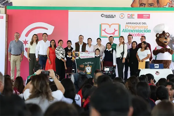 Manolo Jiménez refuerza educación en Coahuila con el programa de desayunos escolares