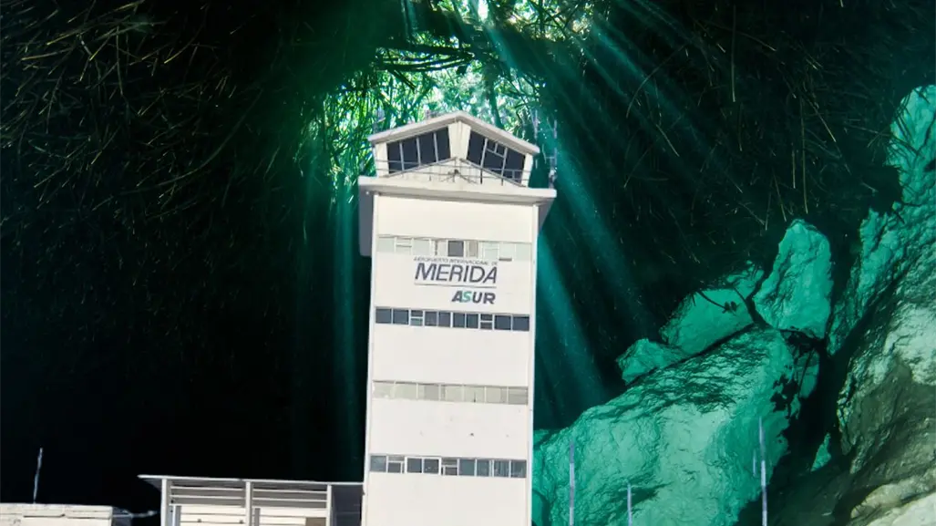 ¿Hay un cenote en el Aeropuerto Internacional de Mérida? Esto se sabe