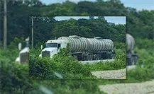 Catean dos predios en la carretera Mérida-Cancún por presunto huachicol