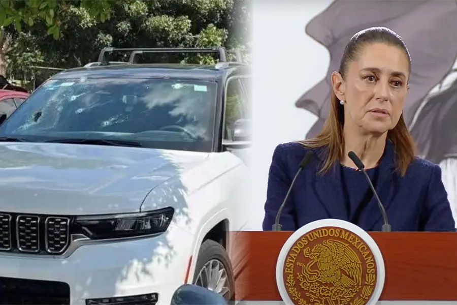 Claudia Sheinbaum descarta ataque directo contra familia de Rubén Rocha y lo relaciona con robo de vehículo