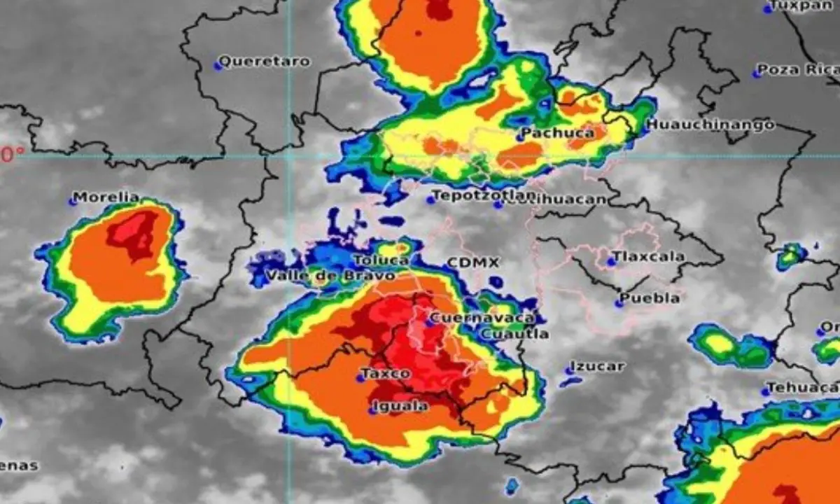 Pronóstico del clima en CDMX.  Foto: X (@conagua_clima)
