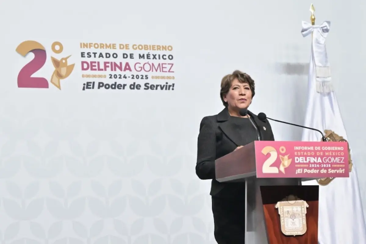 Delfina Gómez gobernadora del Edomex.  Foto: Alberto Dzib