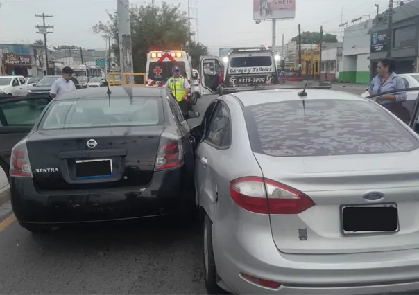 Accidente vial en Monterrey deja el saldo de dos lesionados