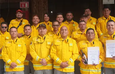 Reconoce CONAFOR labor de la Brigada Fénix de Protección Civil Nuevo León