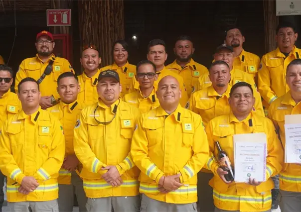 Reconoce CONAFOR labor de la Brigada Fénix de Protección Civil Nuevo León