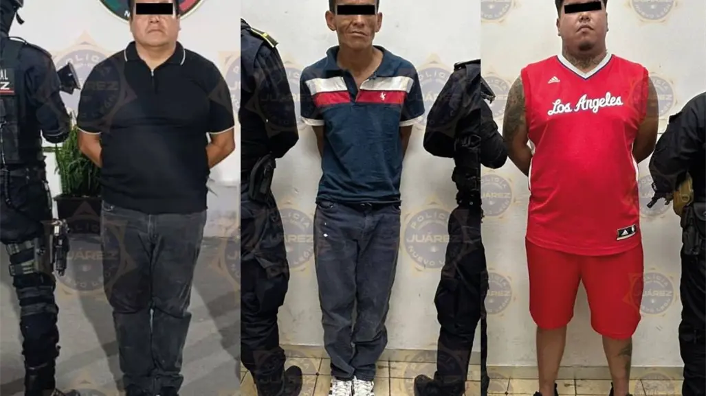 Detienen a tres hombres con droga durante operativo en Juárez