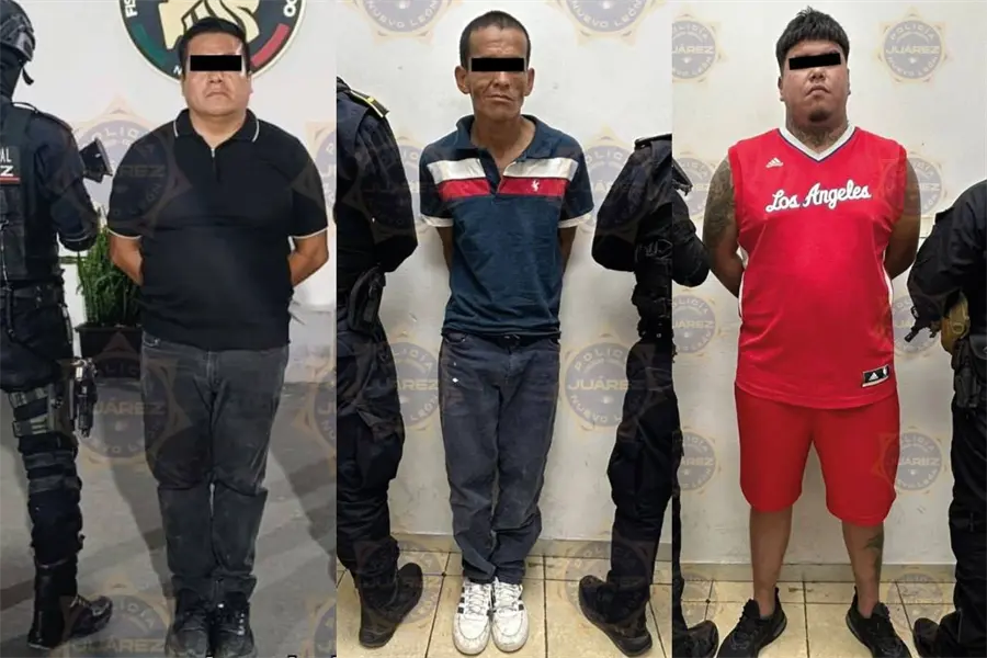 Detienen a tres hombres con droga durante operativo en Juárez