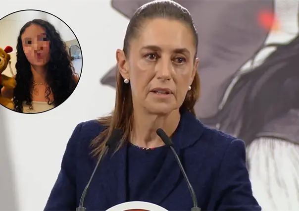 VIDEO | Así pusieron al tanto a Claudia Sheinbaum del caso Paloma Nicole en la Mañanera