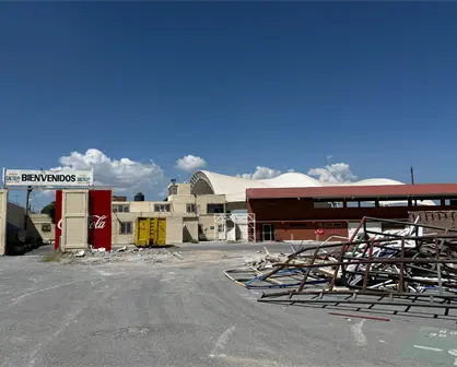 ¿Por qué demolieron la fachada del recinto de la Feria de Saltillo?