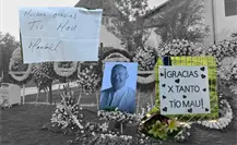 La Milarca se llena de flores tras la muerte de Mauricio Fernández