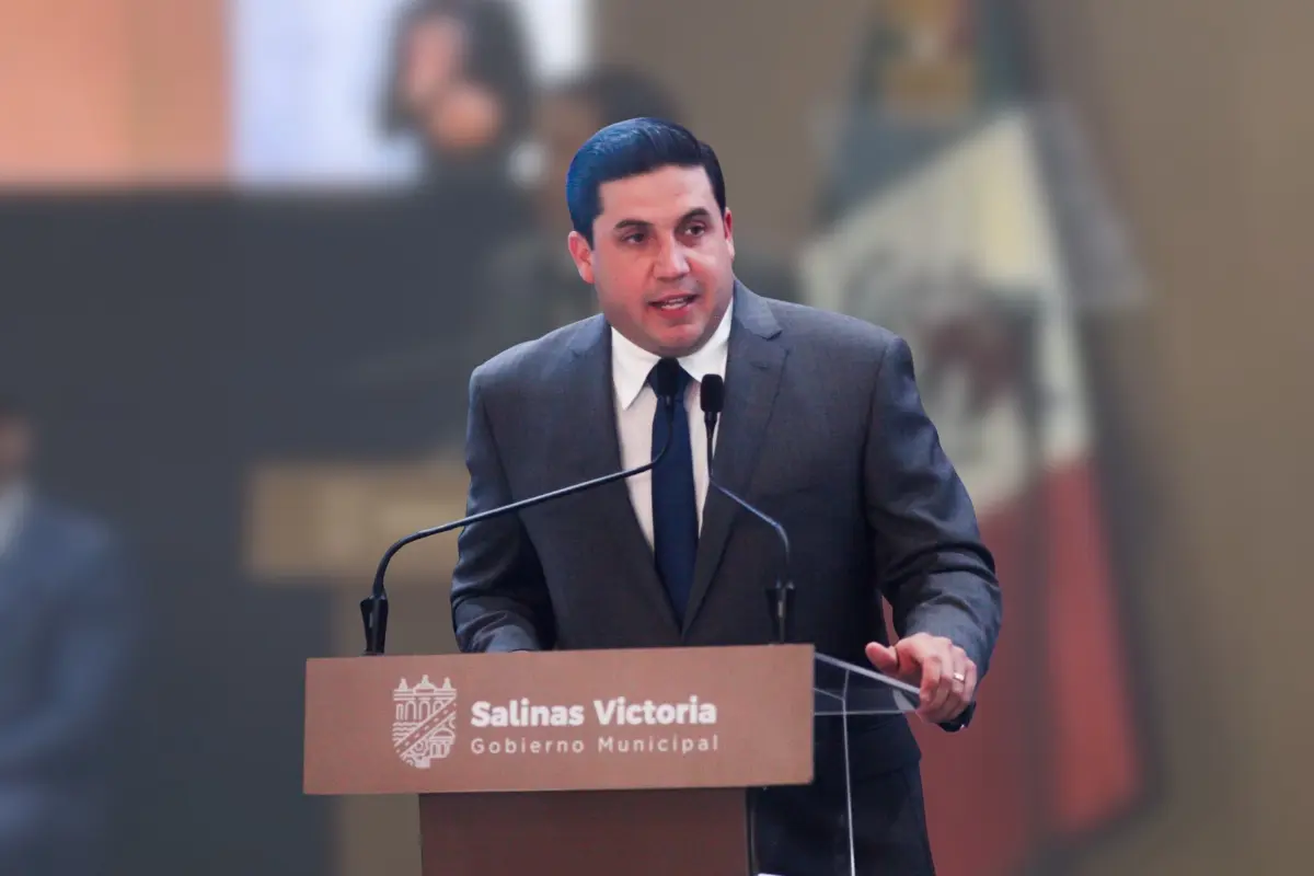 El alcalde Salinas Victoria, Raúl Cantú. Foto: Erick Reyes