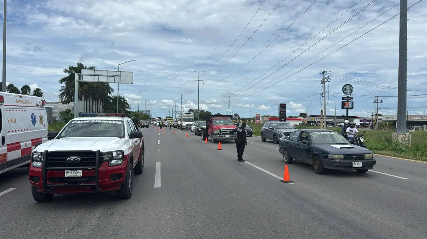 ¿Cómo ocurrió la fuga de gas en Mérida-Progreso? Foto: Protección Civil
