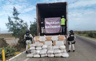 San Quintín: aseguran camión con una tonelada de metanfetamina que salió de BCS