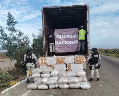 San Quintín: aseguran camión con una tonelada de metanfetamina que salió de BCS