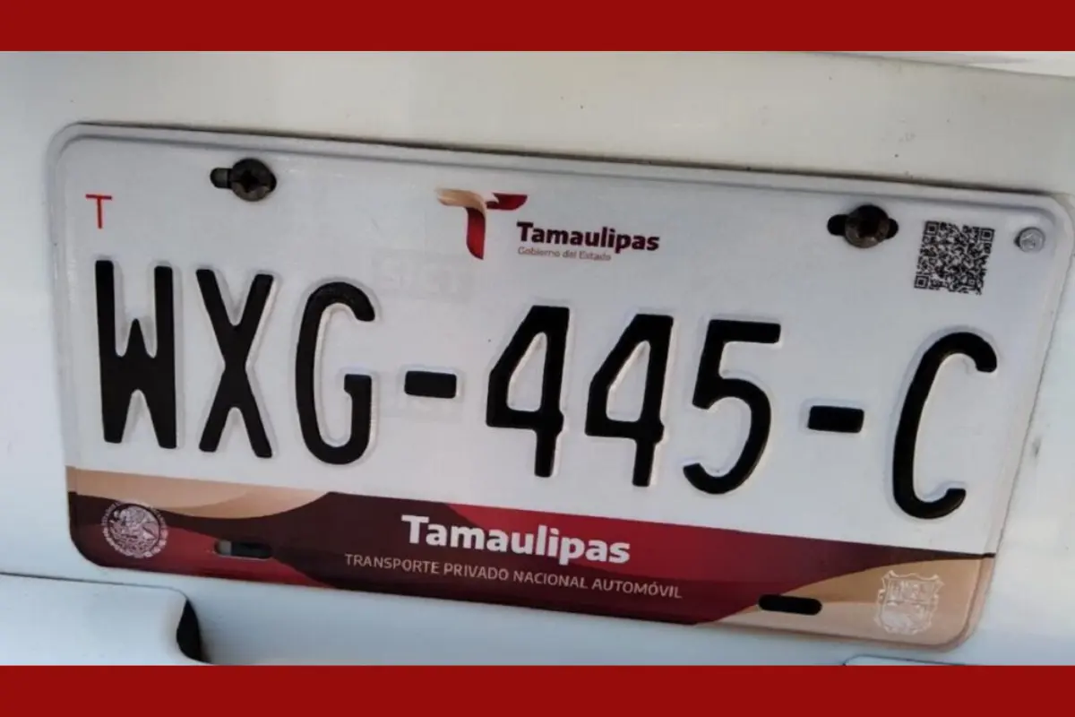En Tamaulipas, circular con placas vencidas no solo puede generar sanciones económicas, también complica la seguridad del vehículo y su registro en el padrón estatal. Foto: Secretaría de Finanzas