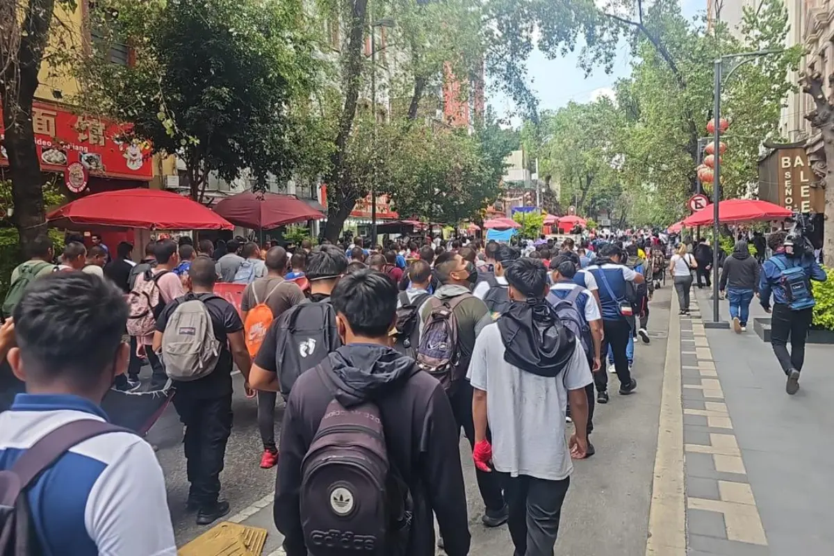 Marcha por 43 Normalistas de Ayotzinapa. Foto: Ramón Ramírez