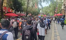 Caso Ayotzinapa: padres marchan en CDMX a 11 años de la desaparición de los estudiantes