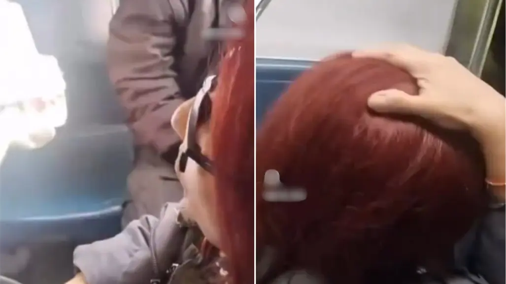VIDEO | Usuaria del Metro de CDMX acusa falsamente a hombre por haberla golpeado