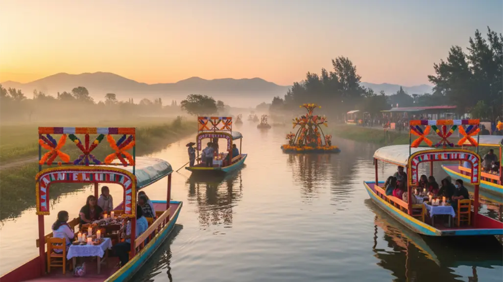 Xochimilco celebra Día de Muertos 2025 con un amanecer inmersivo lleno de arte, magia y gastronomía