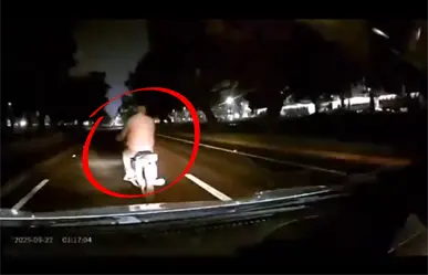 VIDEO | Mujer conductora en Edomex es perseguida por motociclista en presunto intento de asalto