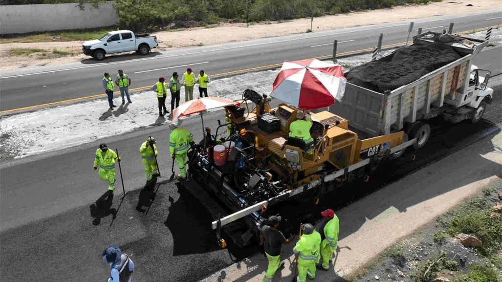 Aplican el "Bachetón" en carreteras federales en Yucatán: ¿Qué materiales se usan?