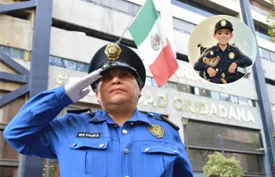 Así despidió la SSC CDMX a Chemita, el niño que cumplió su sueño de ser policía antes de morir