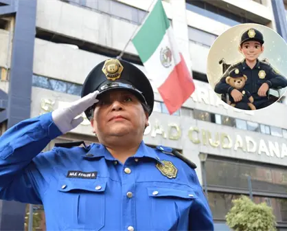 Así despidió la SSC CDMX a Chemita, el niño que cumplió su sueño de ser policía antes de morir