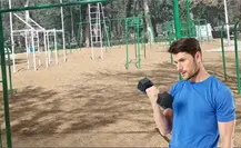 El rincón solitario del parque Guadiana que tiene gimnasio al aire libre y juegos infantiles