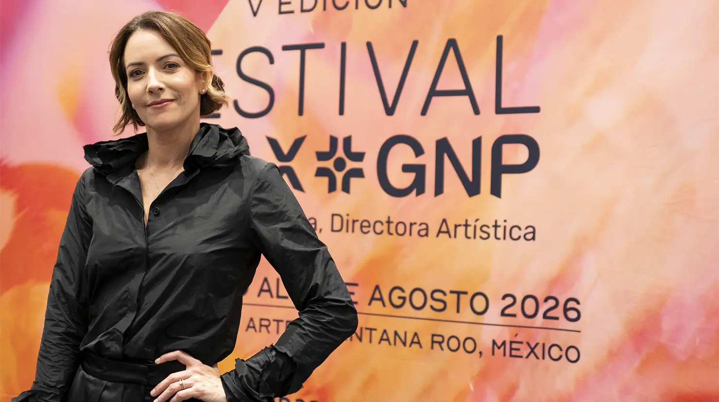 Alondra de la Parra presenta el Festival Paax GNP 2026 (Foto: Canva)