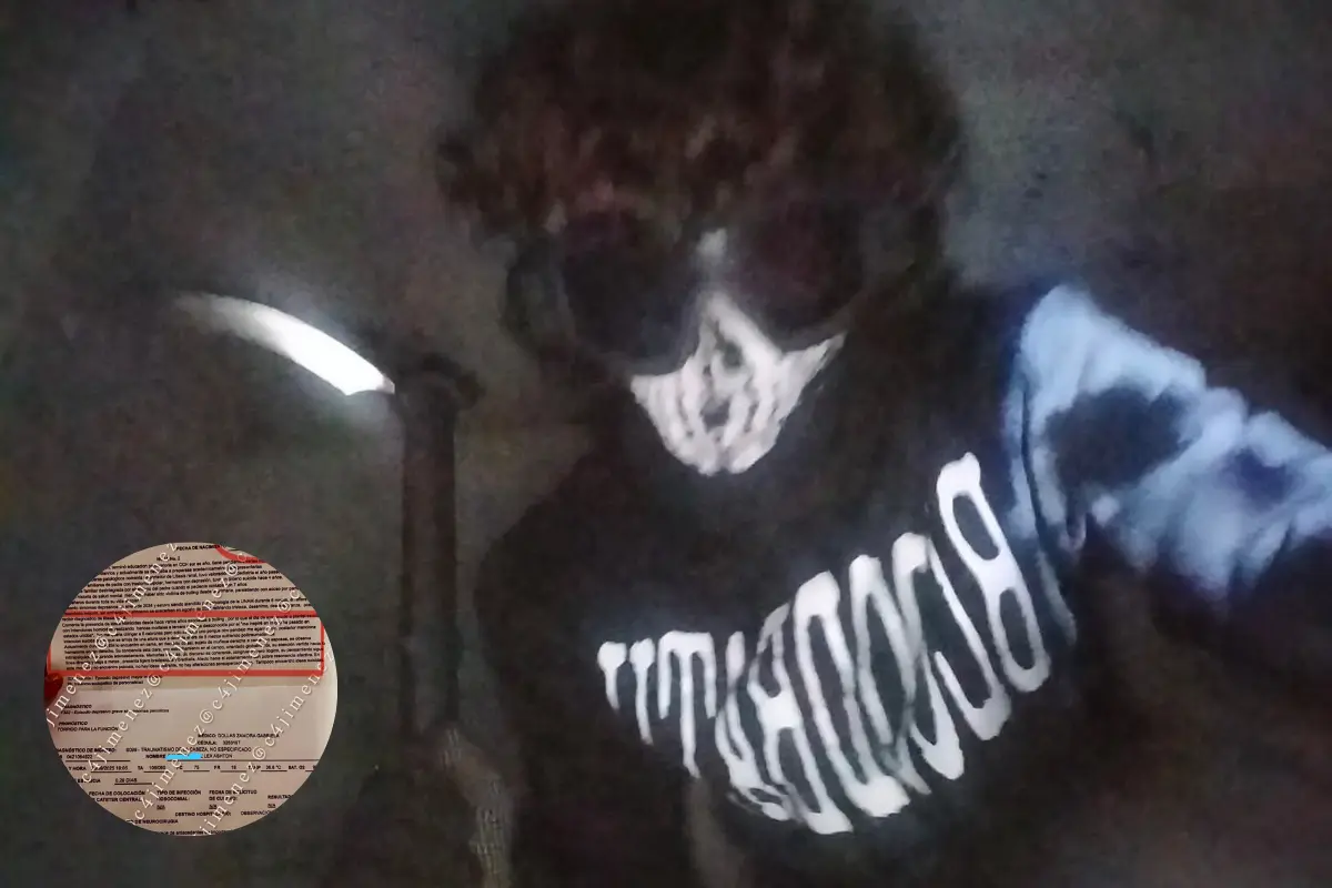 Revelan certificado médico de agresor de CCH Sur. Foto: X @CHECO_FUENTES_ | X @c4jimenez