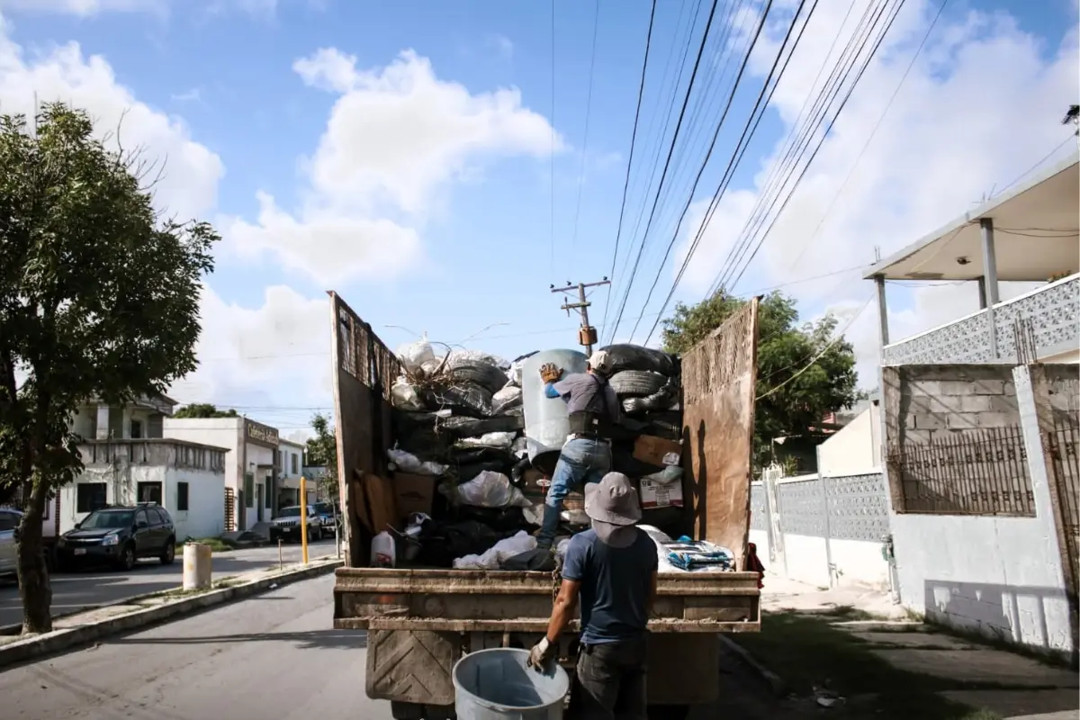 Hasta 750 toneladas de basura se producen en la ciudad fronteriza de Tamaulipas. Foto: Gobierno de Matamoros