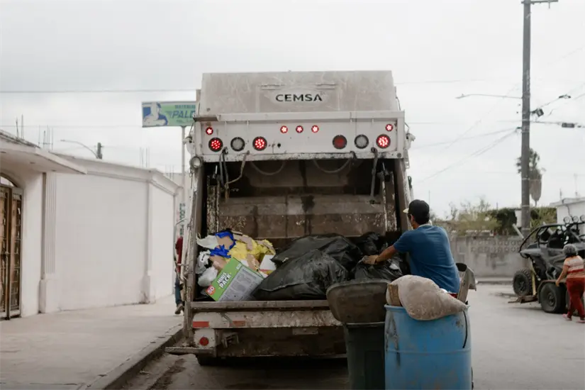 Servicio de recolección de basura en Matamoros. Foto: Gobierno Matamoros